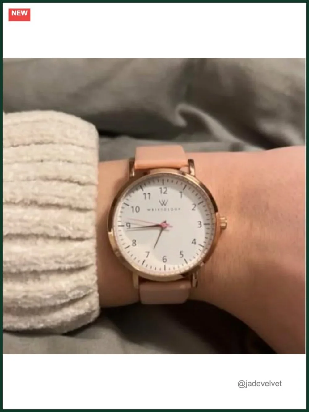 Womens Oversized Easy Read Nurse Watch Interchangeable Leather Band